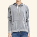 Unisex zip-up hoodie