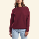 Chandail col rond surdimensionné