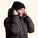 Tuque à mailles gaufrées