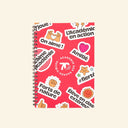Cahier de notes sur mesure avec reliure spirale