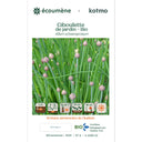 Sachet de semences ciboulette du jardins BIO
