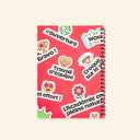 Custom-made notebook with spiral binding