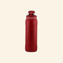 Bottle with a snap-on lid