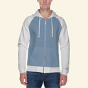 Chandail à capuchon et fermeture éclair unisexe sur mesure