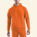 Chandail à capuchon sans cordon fabriqué sur mesure