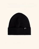 Tuque en laine merinos et acrylique - rebord côtelé