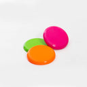 Frisbee en plastique recyclable arrondi