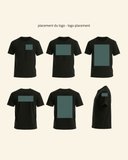 T-shirt à col rond unisexe