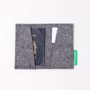 Porte-passeport en feutre recyclé