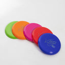 Frisbee en plastique recyclable arrondi