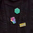 Épinglette en métal