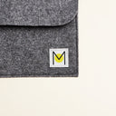 100% recycled felt pouch